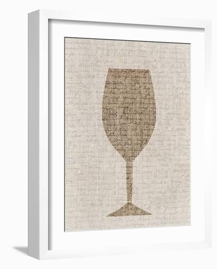 Linen Wine 1-Kimberly Allen-Framed Art Print