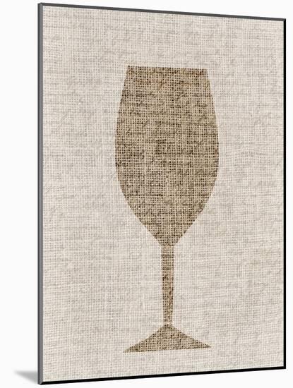 Linen Wine 1-Kimberly Allen-Mounted Art Print