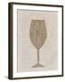 Linen Wine 1-Kimberly Allen-Framed Art Print