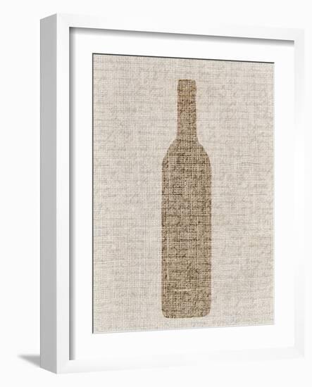 Linen Wine 2-Kimberly Allen-Framed Art Print