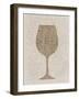 Linen Wine 3-Kimberly Allen-Framed Art Print