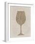 Linen Wine 3-Kimberly Allen-Framed Art Print