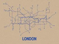 London (Oatmeal & Blue)-LinePosters-Serigraph