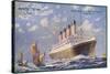 Liner of the White Star Line-Walter Thomas-Stretched Canvas