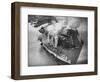 Liner Queen Mary at Southampton-null-Framed Photographic Print