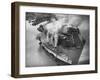 Liner Queen Mary at Southampton-null-Framed Photographic Print