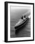 Liner United States Steaming across the Atlantic-Peter Stackpole-Framed Photographic Print