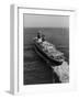 Liner United States Steaming across the Atlantic-Peter Stackpole-Framed Photographic Print