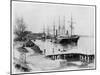 Liners of the Messageries Maritimes at Saigon, circa 1900-null-Mounted Giclee Print