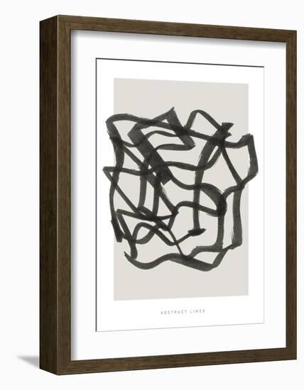 Lines 1-Design Fabrikken-Framed Art Print