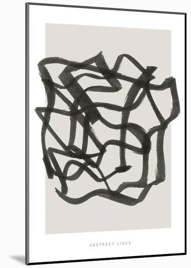 Lines 1-Design Fabrikken-Mounted Art Print