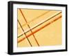 Lines Background-one AND only-Framed Photographic Print