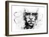 Lines hold the Memories-Agnes Cecile-Framed Art Print