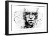 Lines hold the Memories-Agnes Cecile-Framed Art Print