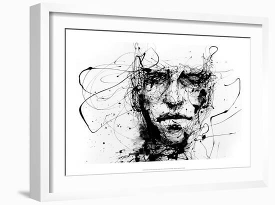 Lines hold the Memories-Agnes Cecile-Framed Art Print