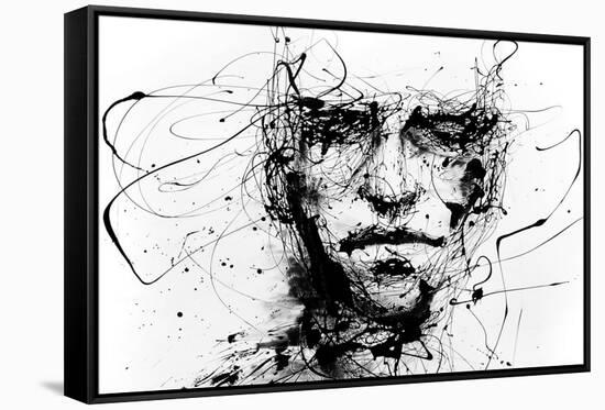 Lines Hold The Memories-Agnes Cecile-Framed Stretched Canvas