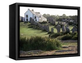 Lines of Menec, Carnac, Brittany, France-Adam Woolfitt-Framed Stretched Canvas