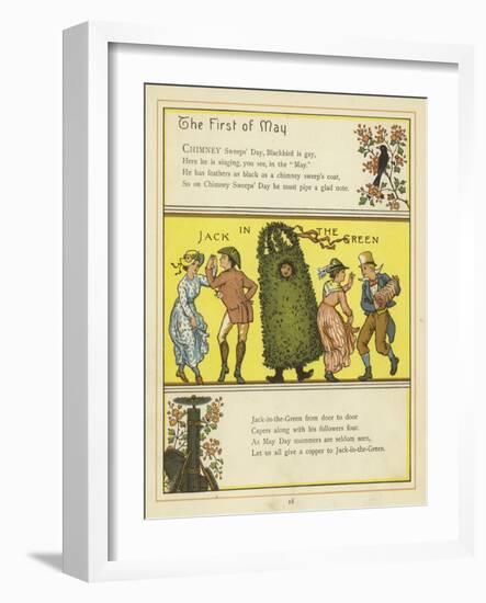 Lines of Verse About the First of May and Jack in the Green-Thomas Crane-Framed Giclee Print