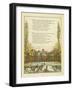 Lines of Verse Illustrated by an Image of People on a Bridge-Thomas Crane-Framed Giclee Print