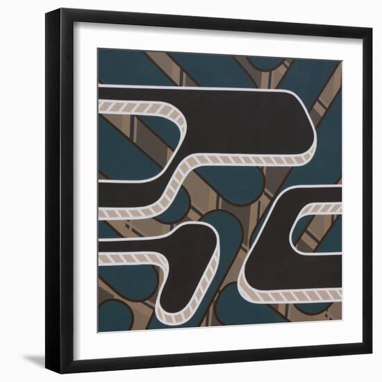 Lines Project 56-Eric Carbrey-Framed Giclee Print