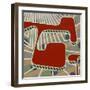 Lines Project 75-Eric Carbrey-Framed Giclee Print