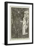 Linet and the Black Knight-Henry Justice Ford-Framed Giclee Print