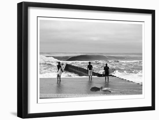 Lineup Lighthouse-Matthew Lusk-Framed Giclee Print