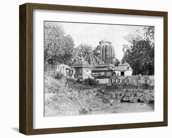 Lingaraj Temple, Bhubaneswar, Orissa, India, 1905-1906-FL Peters-Framed Giclee Print