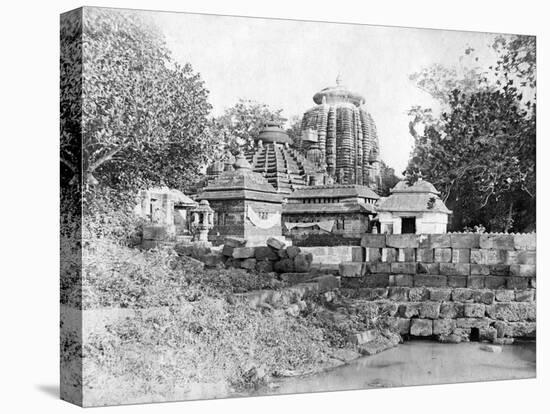 Lingaraj Temple, Bhubaneswar, Orissa, India, 1905-1906-FL Peters-Stretched Canvas