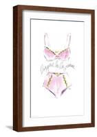 Lingerie de la Journee-Tina-Framed Art Print