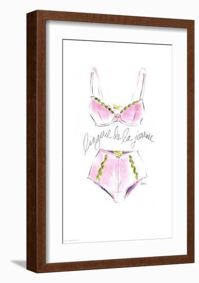 Lingerie de la Journee-Tina-Framed Art Print