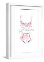 Lingerie de la Journee-Tina-Framed Art Print