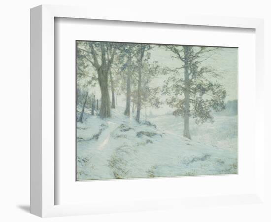 Lingering Oak Leaves-Walter Launt Palmer-Framed Giclee Print