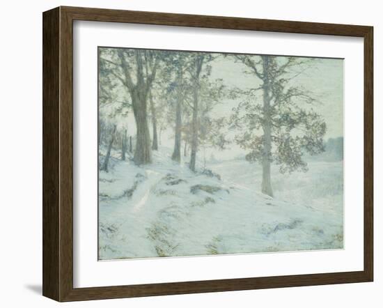 Lingering Oak Leaves-Walter Launt Palmer-Framed Giclee Print