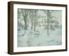 Lingering Oak Leaves-Walter Launt Palmer-Framed Giclee Print