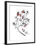 Lingonberry Branch-null-Framed Giclee Print