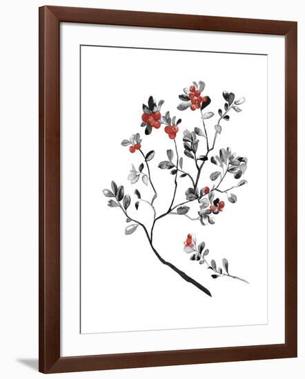 Lingonberry Branch-null-Framed Giclee Print