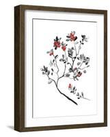 Lingonberry Branch-null-Framed Giclee Print