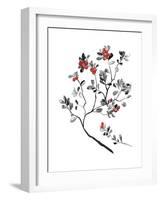 Lingonberry Branch-null-Framed Giclee Print