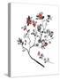 Lingonberry Branch-null-Stretched Canvas