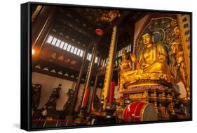 Lingyin Temple, Hangzhou, Zhejiang province, China, Asia-Michael Snell-Framed Stretched Canvas