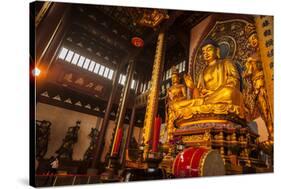 Lingyin Temple, Hangzhou, Zhejiang province, China, Asia-Michael Snell-Stretched Canvas