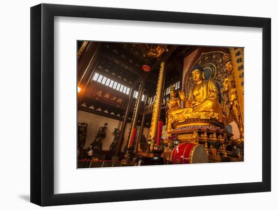 Lingyin Temple, Hangzhou, Zhejiang province, China, Asia-Michael Snell-Framed Photographic Print