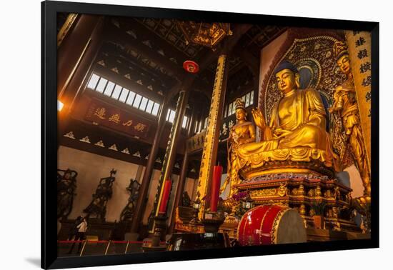 Lingyin Temple, Hangzhou, Zhejiang province, China, Asia-Michael Snell-Framed Photographic Print