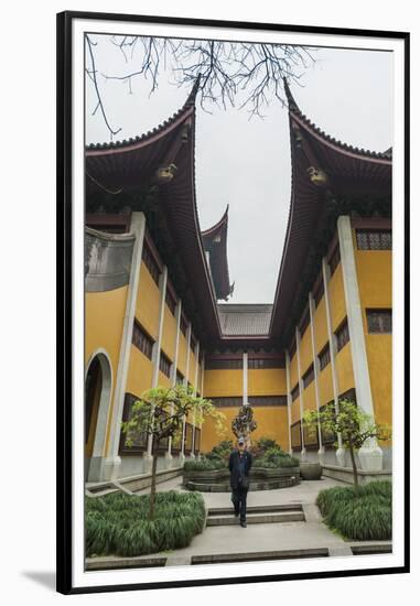 Lingyin Temple, Hangzhou, Zhejiang province, China, Asia-Michael Snell-Framed Premium Photographic Print