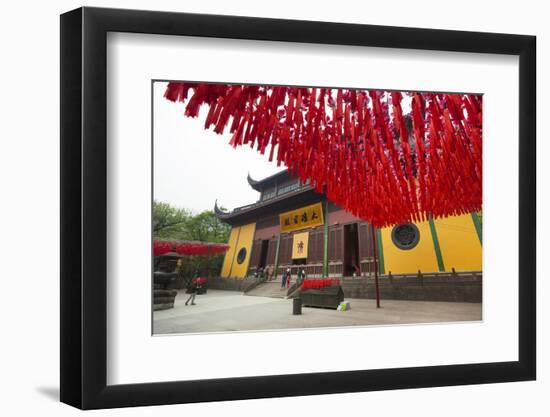 Lingyin Temple, Hangzhou, Zhejiang province, China, Asia-Michael Snell-Framed Photographic Print