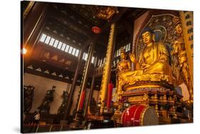 Lingyin Temple, Hangzhou, Zhejiang province, China, Asia-Michael Snell-Stretched Canvas