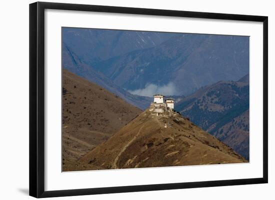 Lingzhi Dzong, a Spectacular Site on the Laya-Gasa Trek, Thimpu District, Bhutan, Asia-Alex Treadway-Framed Photographic Print