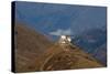 Lingzhi Dzong, a Spectacular Site on the Laya-Gasa Trek, Thimpu District, Bhutan, Asia-Alex Treadway-Stretched Canvas