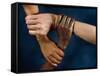 Linked Hands-Tony McConnell-Framed Stretched Canvas